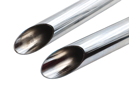 Factory Sample Exhaust Drag Pipe Set Slash Cut Ends