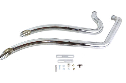 Wyatt Gatling Smooth Radius Pipe Set Chrome