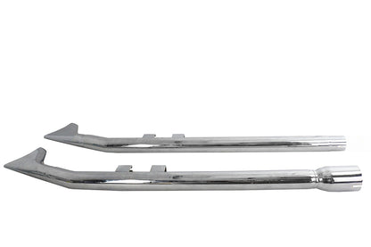 FLT Upsweep Straight Fishtail Set Chrome