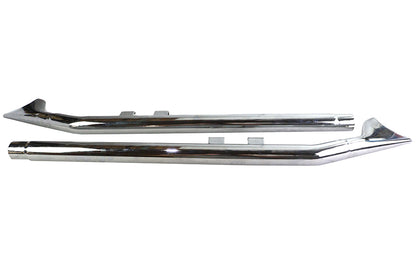 FLT Upsweep Straight Fishtail Set Chrome