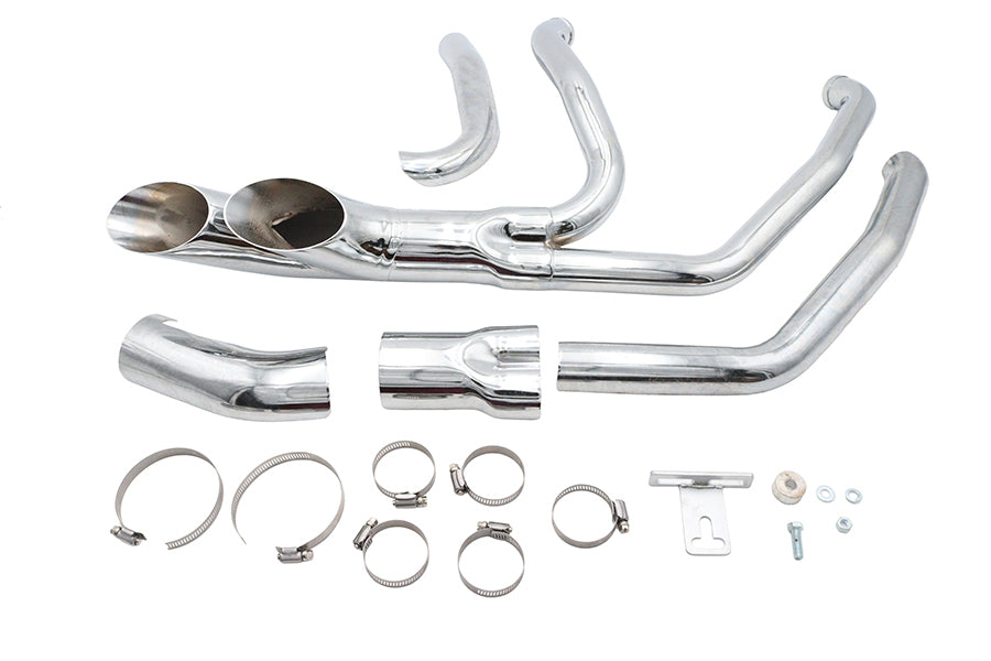 Wyatt Gatling Afterburner Exhaust System Chrome