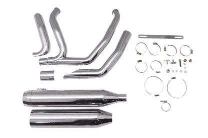 Wyatt Gatling Super Sport Exhaust System Chrome