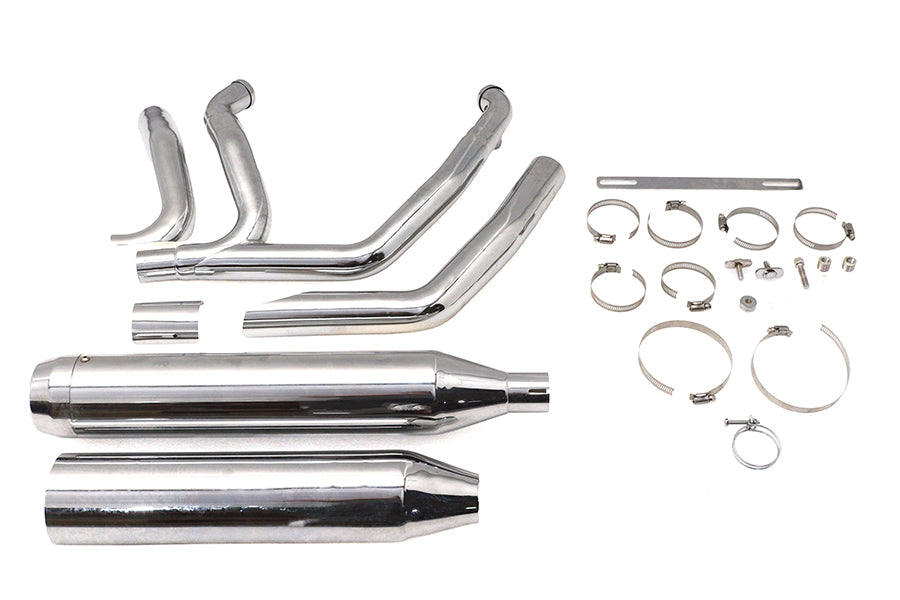 Wyatt Gatling Super Sport Exhaust System Chrome