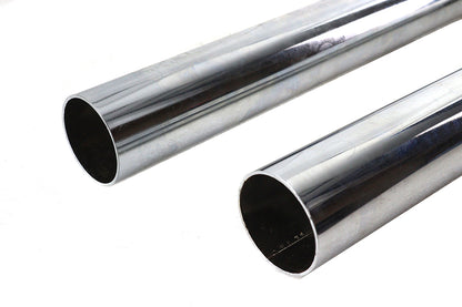 Exhaust Drag Pipe Set Chrome Shotgun Style