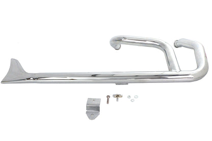 Wyatt Gatling 2:1 Fishtail Exhaust Header Pipe Chrome