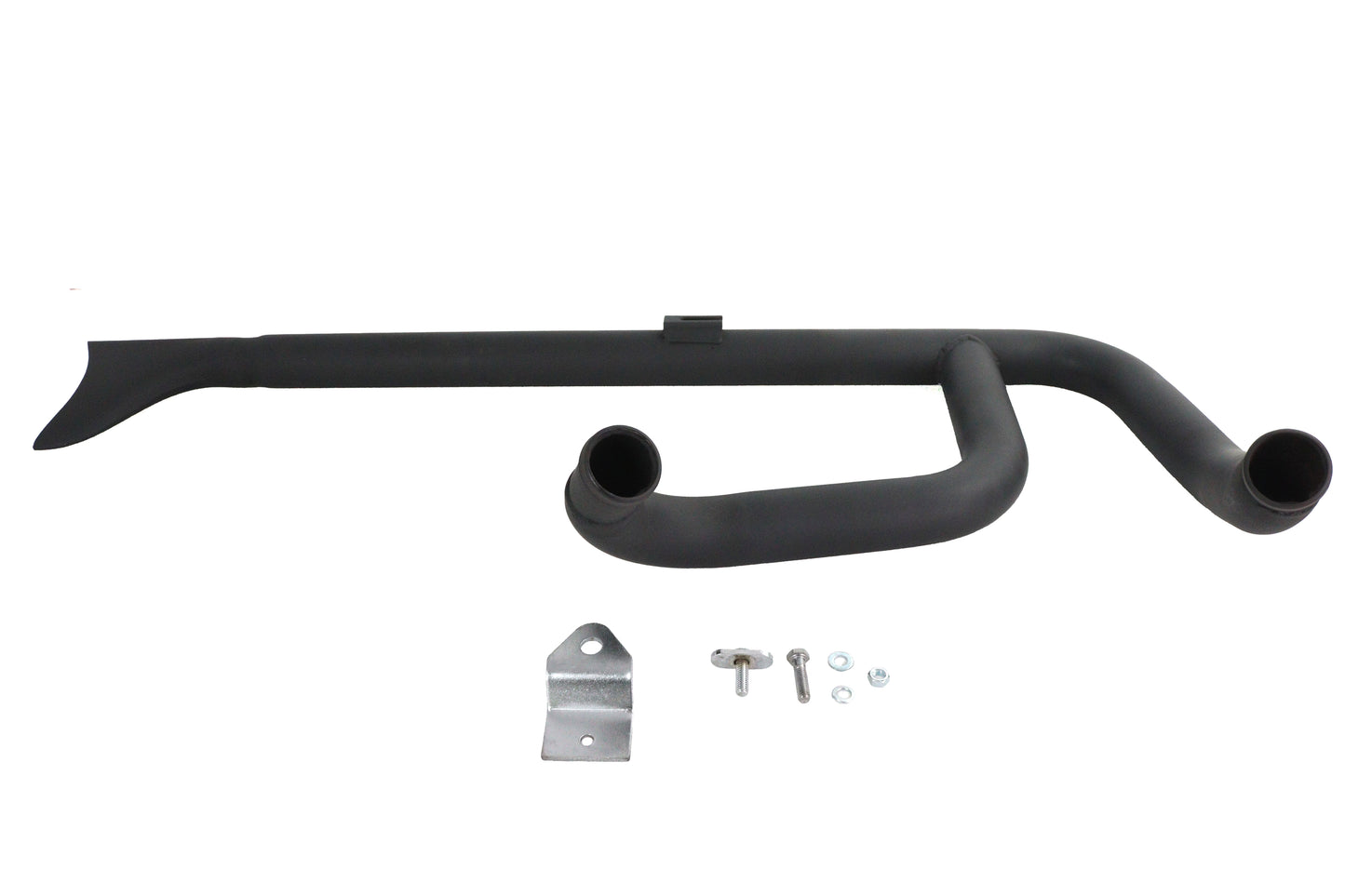 Wyatt Gatling 2:1 Fishtail Exhaust Header Pipe Black