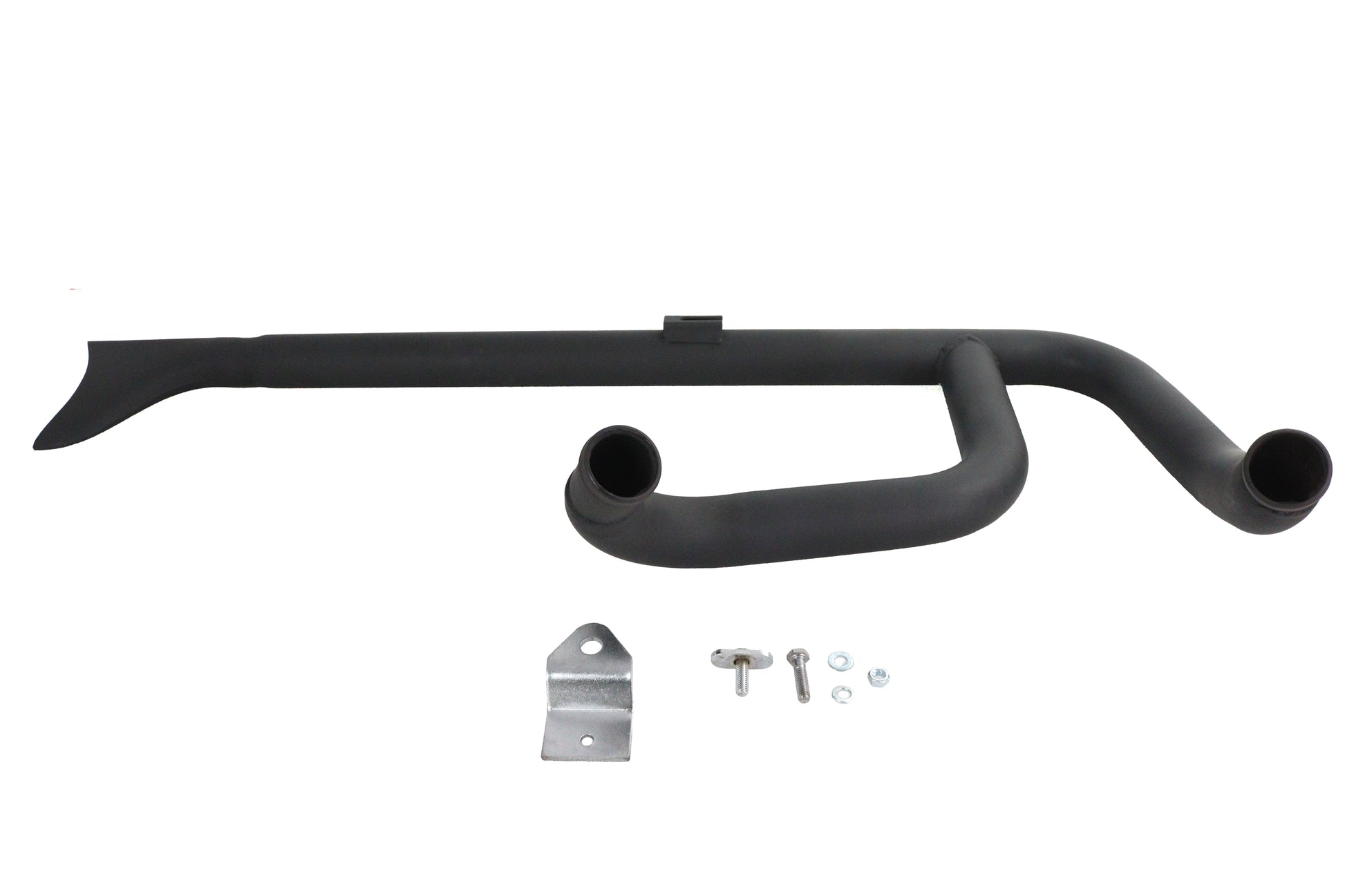 Wyatt Gatling 2:1 Fishtail Exhaust Header Pipe Black