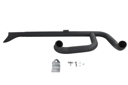 Wyatt Gatling 2:1 Fishtail Exhaust Header Pipe Black
