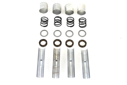 Upper Pushrod Cover Kit Cadmium Plated