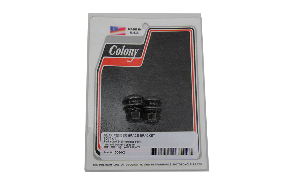 Rear Fender Brace Bracket Bolt Kit