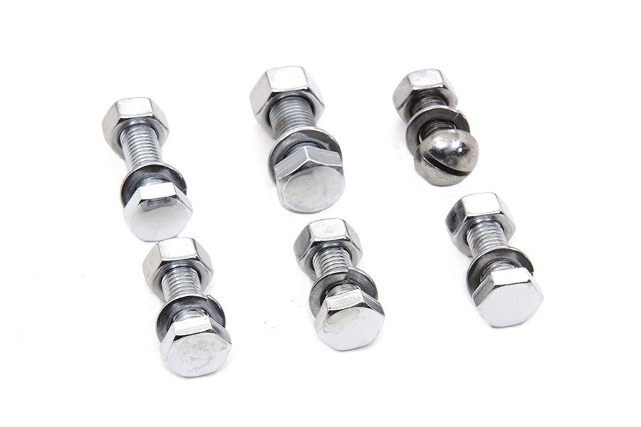 Exhaust System Mounting Bolt Kit Chrome