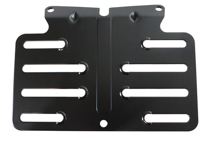 License Backing Plate Black