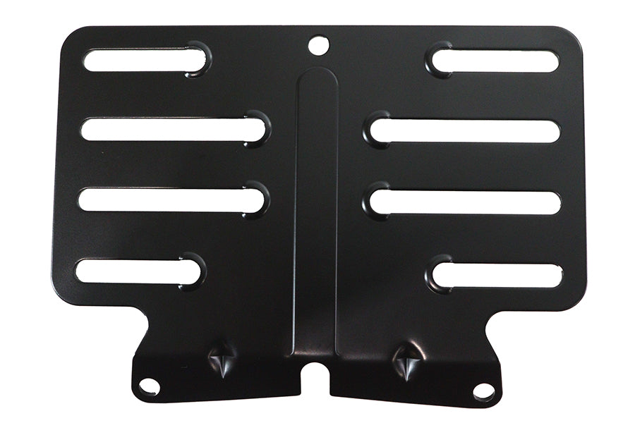 License Backing Plate Black