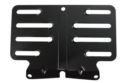 License Backing Plate Black