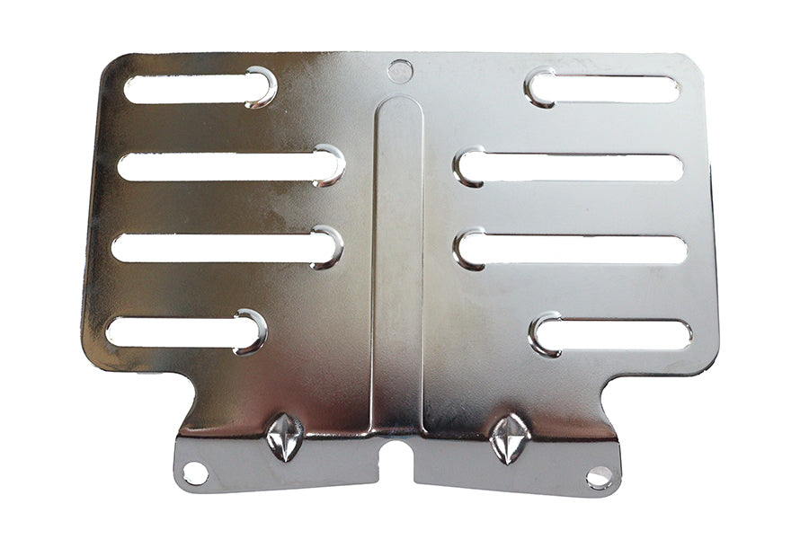 License Backing Plate Chrome