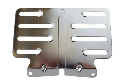 License Backing Plate Chrome