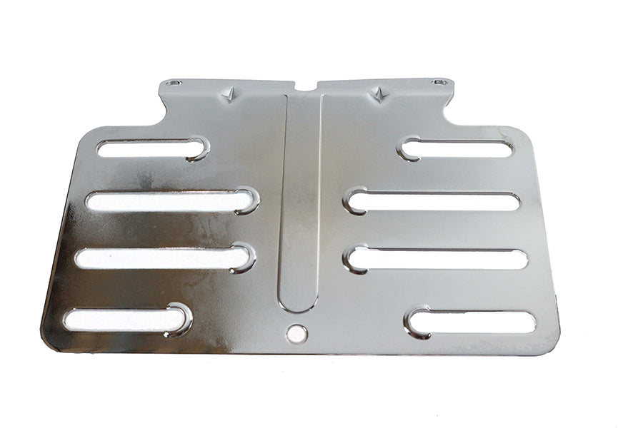 License Backing Plate Chrome