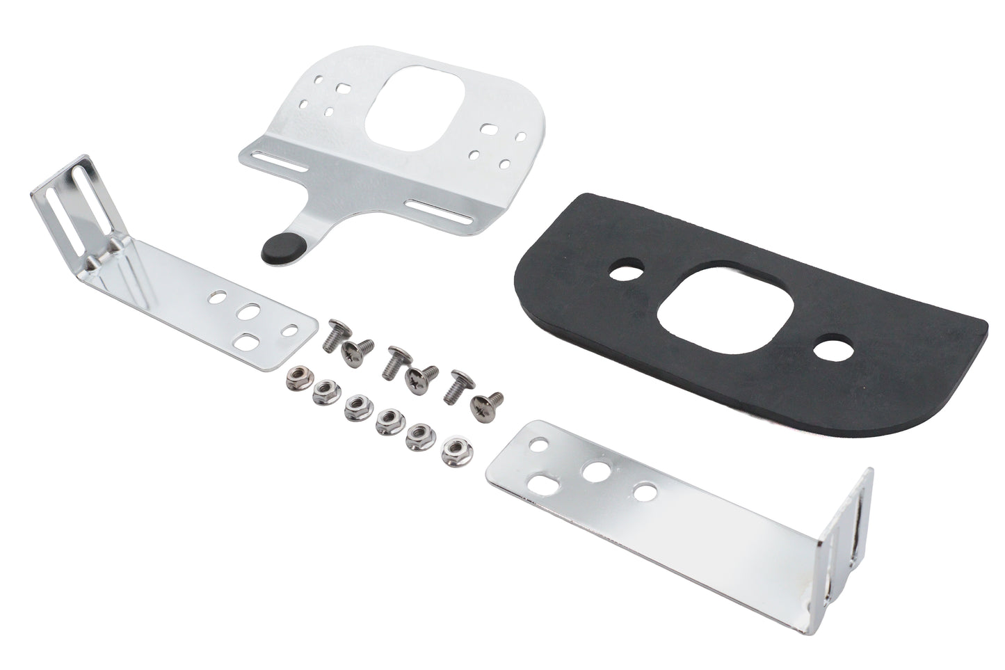 Tail Lamp Adjustable Bracket Chrome
