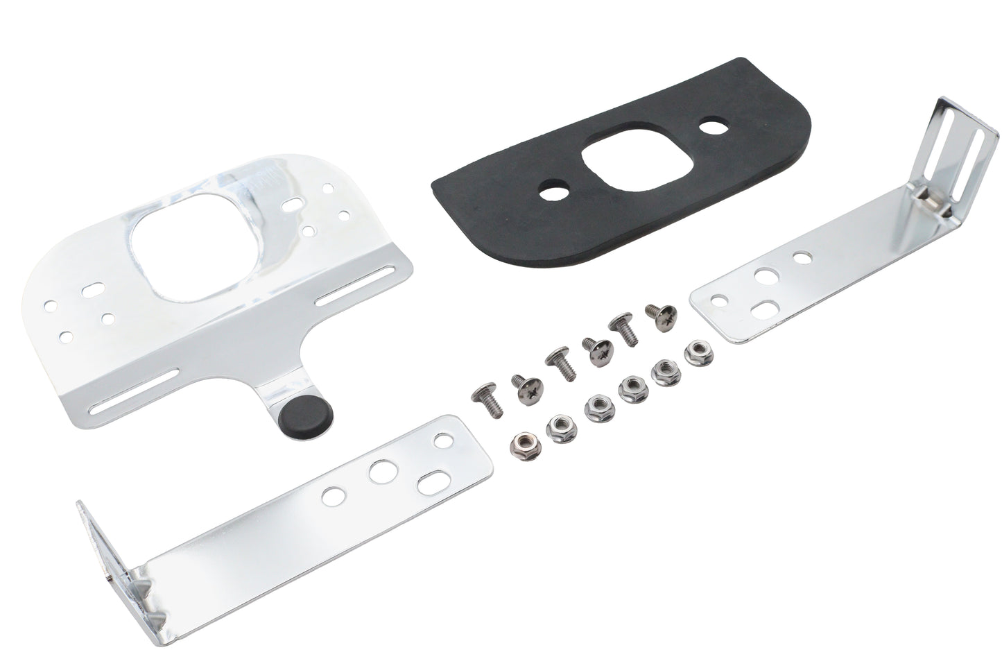 Tail Lamp Adjustable Bracket Chrome