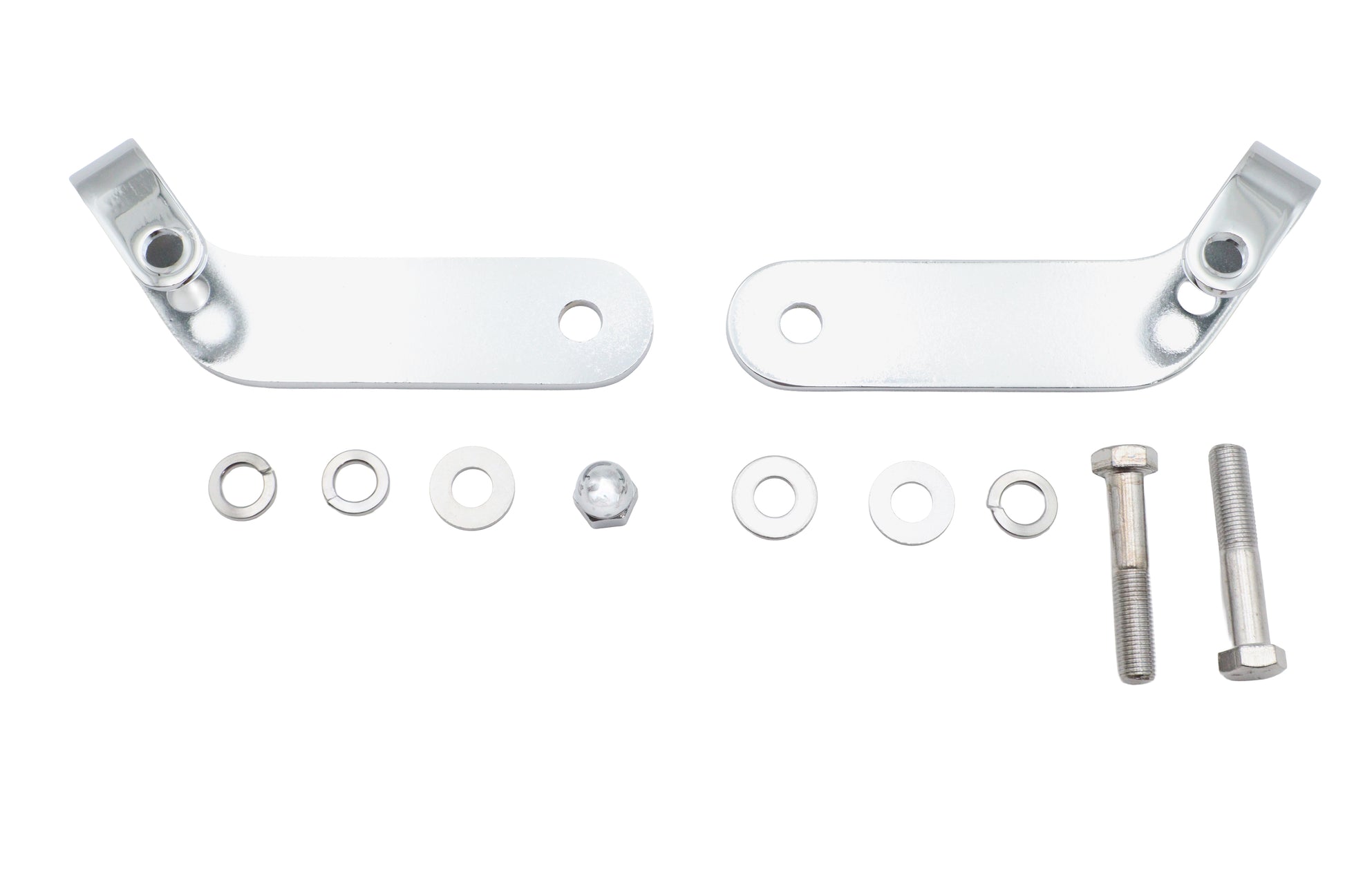 Chrome Universal Spotlamp Bracket Set