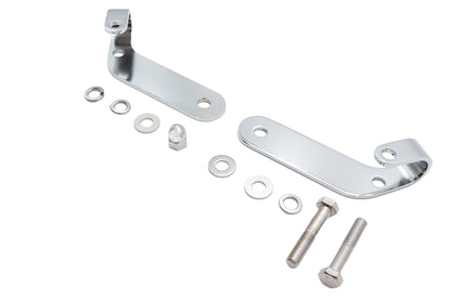 Chrome Universal Spotlamp Bracket Set