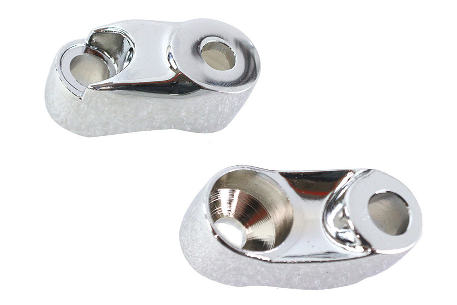 Turn Signal Bracket 39mm Forks Chrome
