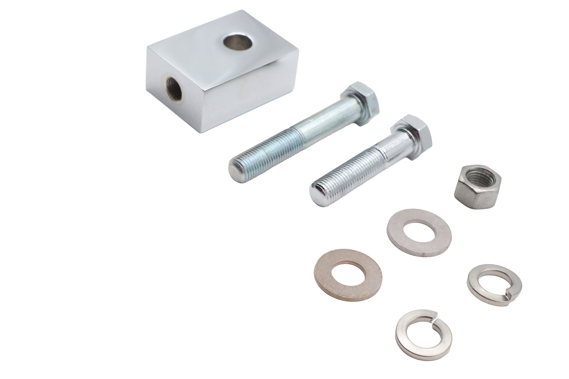 Bates Headlamp Mounting Block Chrome