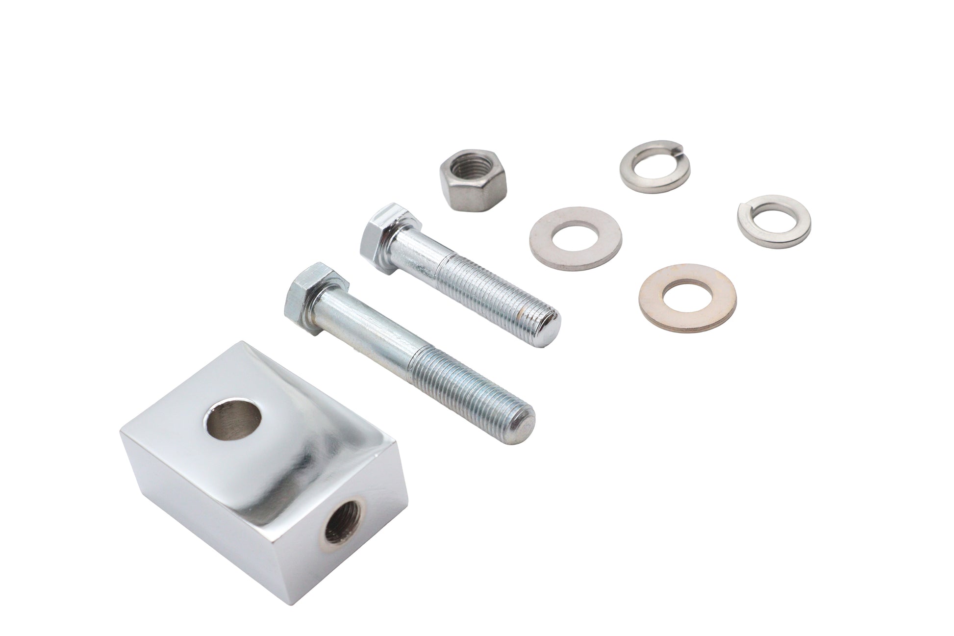 Bates Headlamp Mounting Block Chrome