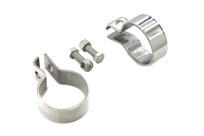 1-7/8 Muffler End Clamp Set Stainless Steel
