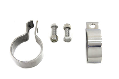 1-7/8 Muffler End Clamp Set Stainless Steel