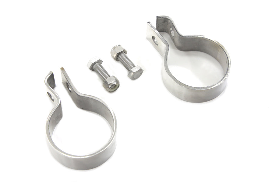 1-7/8 Muffler End Clamp Set Stainless Steel