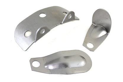 Raw Steel Oil Tank Bracket Kit