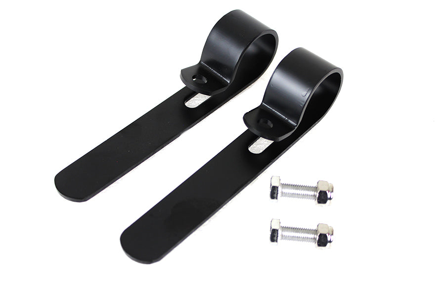 Black Oxide 1-1/4 Exhaust "P" Clamp Set
