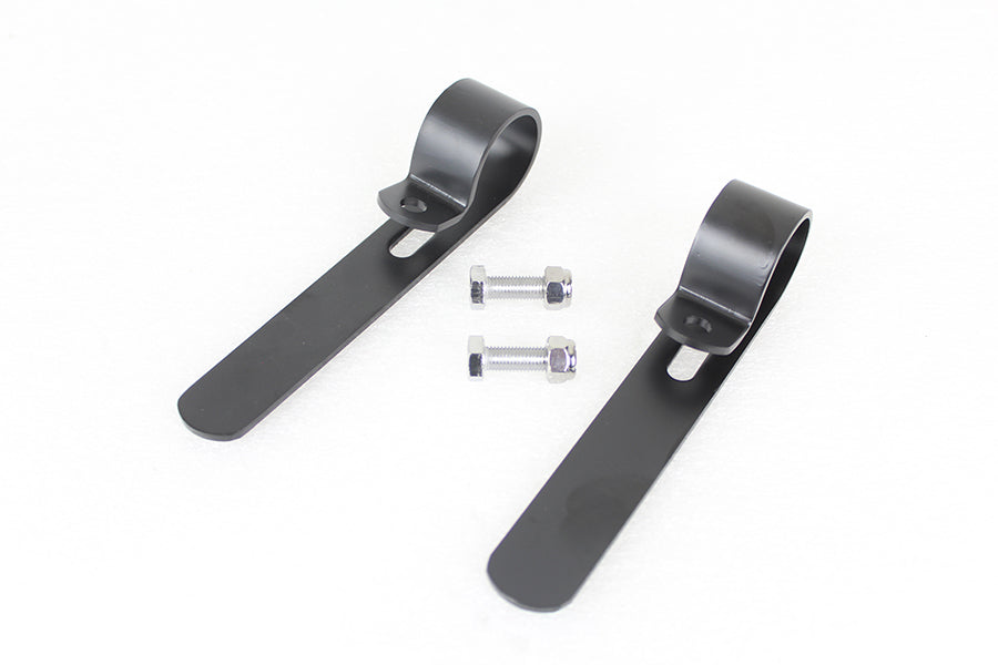 Black Oxide 1-1/4 Exhaust "P" Clamp Set