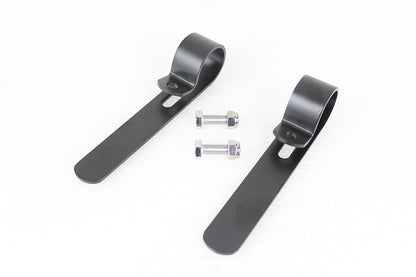Black Oxide 1-1/4 Exhaust "P" Clamp Set