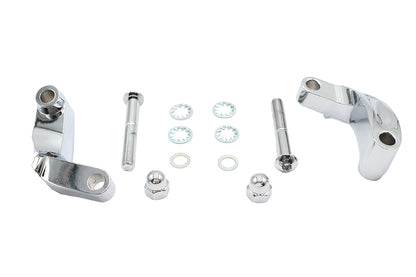 Chrome Smooth Mirror Relocation Kit