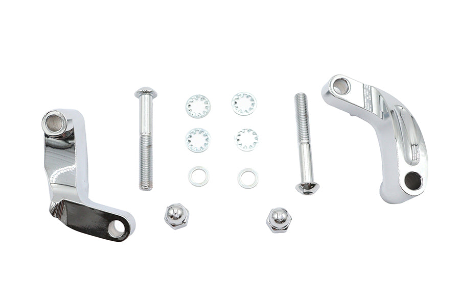 Chrome Smooth Mirror Relocation Kit