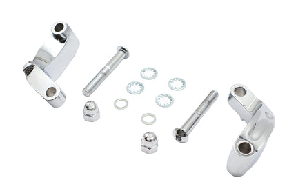 Chrome Smooth Mirror Relocation Kit