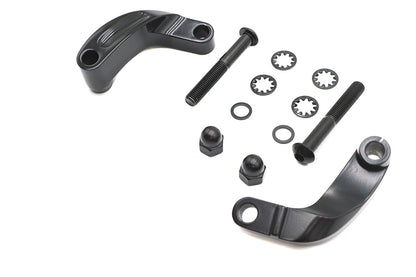 Black Smooth Mirror Relocation Kit
