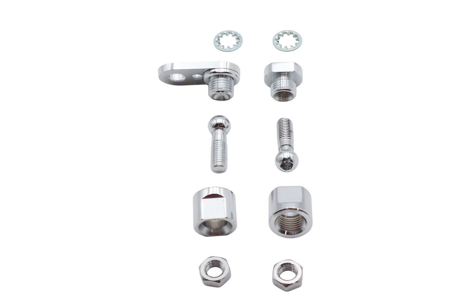 Chrome Front Turn Signal Clamp Ball Stud