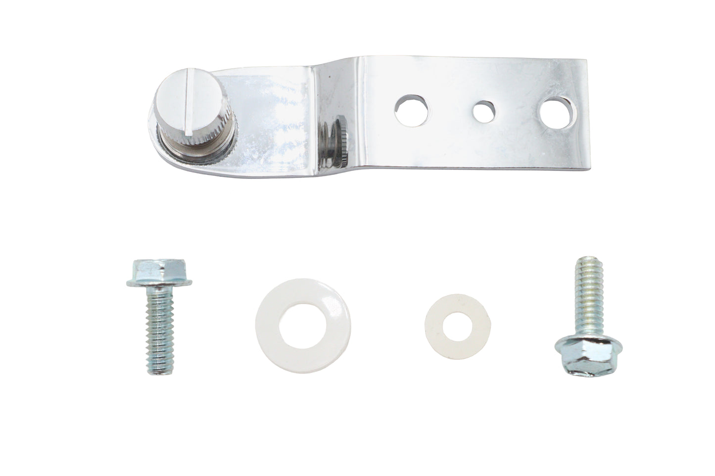 Chrome Rear Seat Tab Assembly