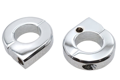 Chrome Universal Mount Clamp Set 1",Y
