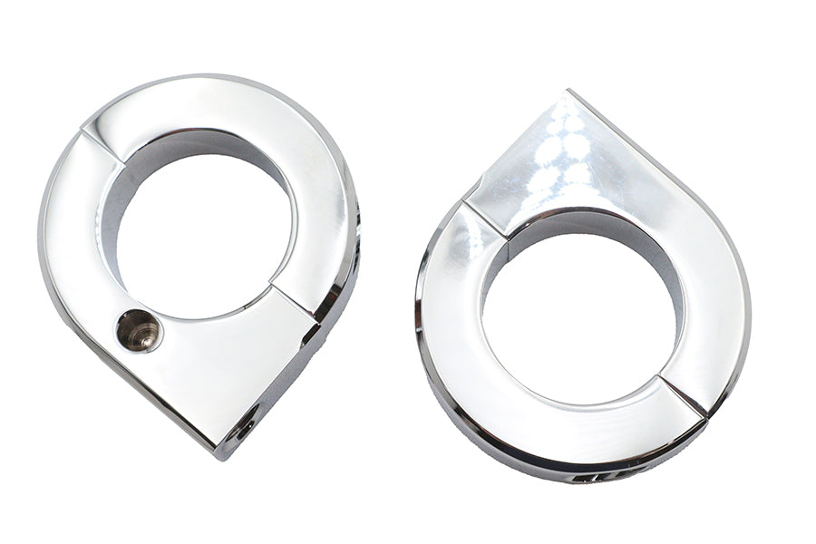 Chrome 1-1/4 Universal Mount Clamp Set