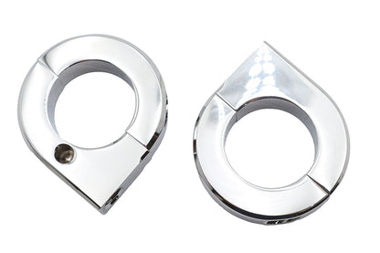 Chrome 1-1/4 Universal Mount Clamp Set