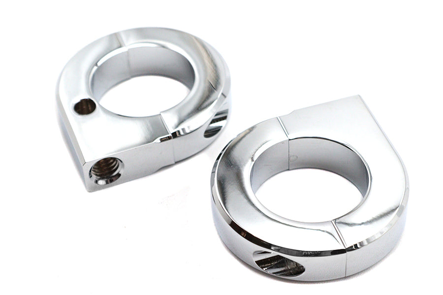 Chrome 1-1/4 Universal Mount Clamp Set