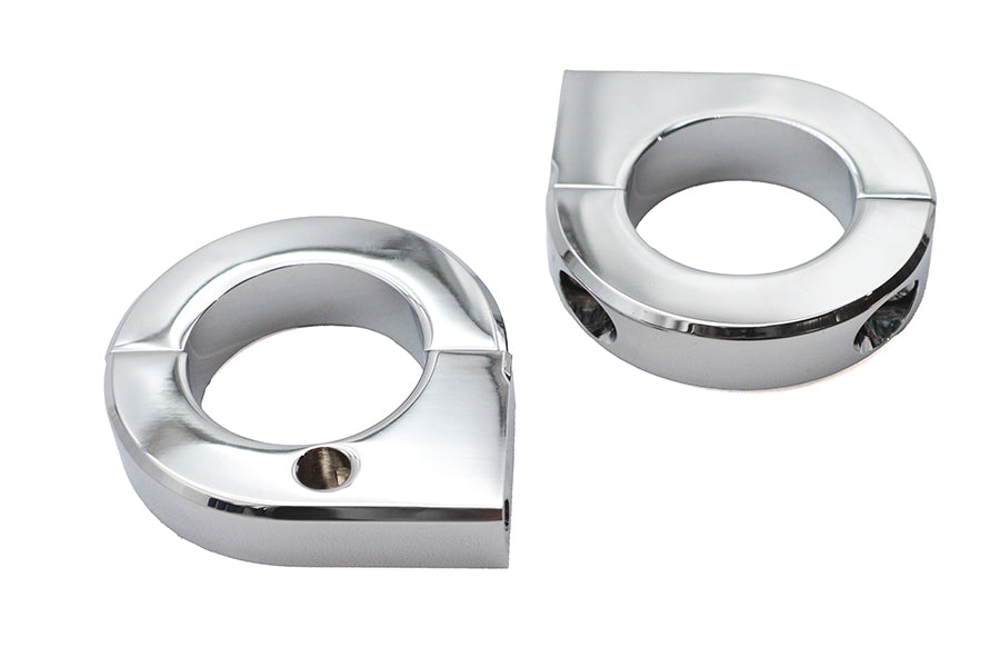 Chrome 1-1/4 Universal Mount Clamp Set