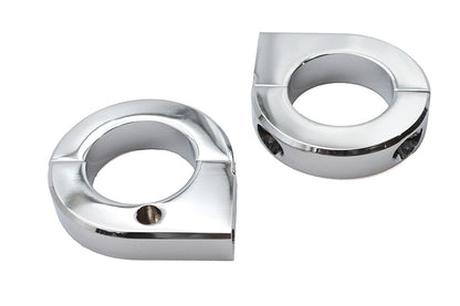 Chrome 1-1/4 Universal Mount Clamp Set