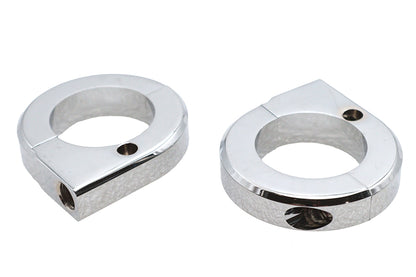 Chrome Universal Mount Clamp Set 1-3/8",Y