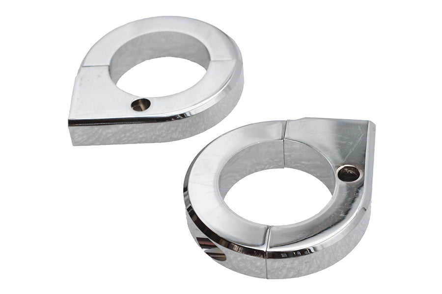 Chrome Universal Mount Clamp Set 1-3/8",Y
