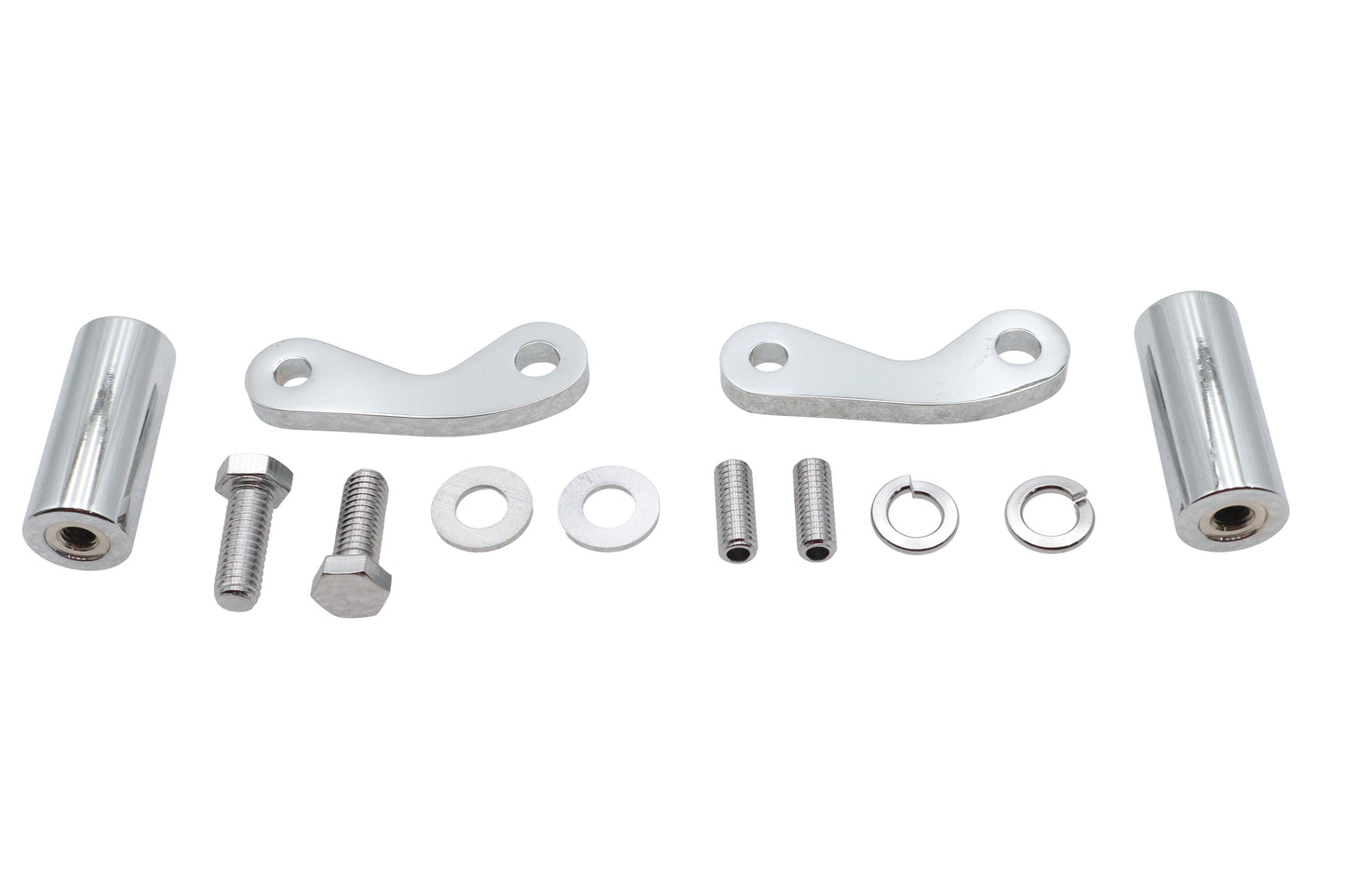 Chrome 8-1/2 Front Turn Signal Mount Set